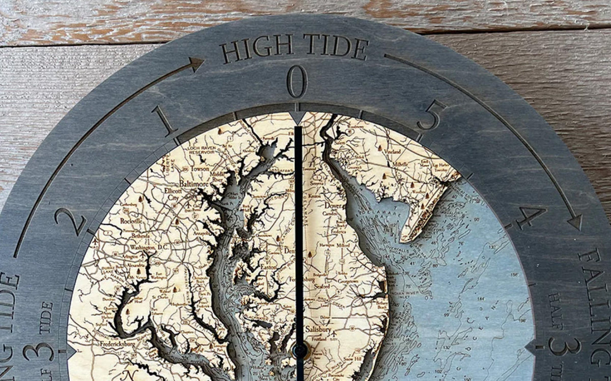 How to Use Our Favorite Tide Clocks Wood Chart WoodChart