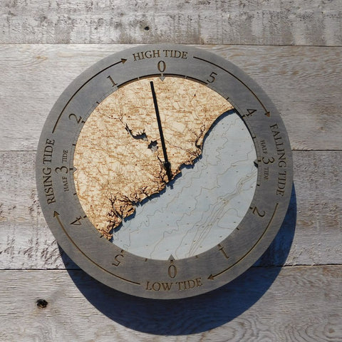 SC Coast Tide Clock, 16.50" Diameter