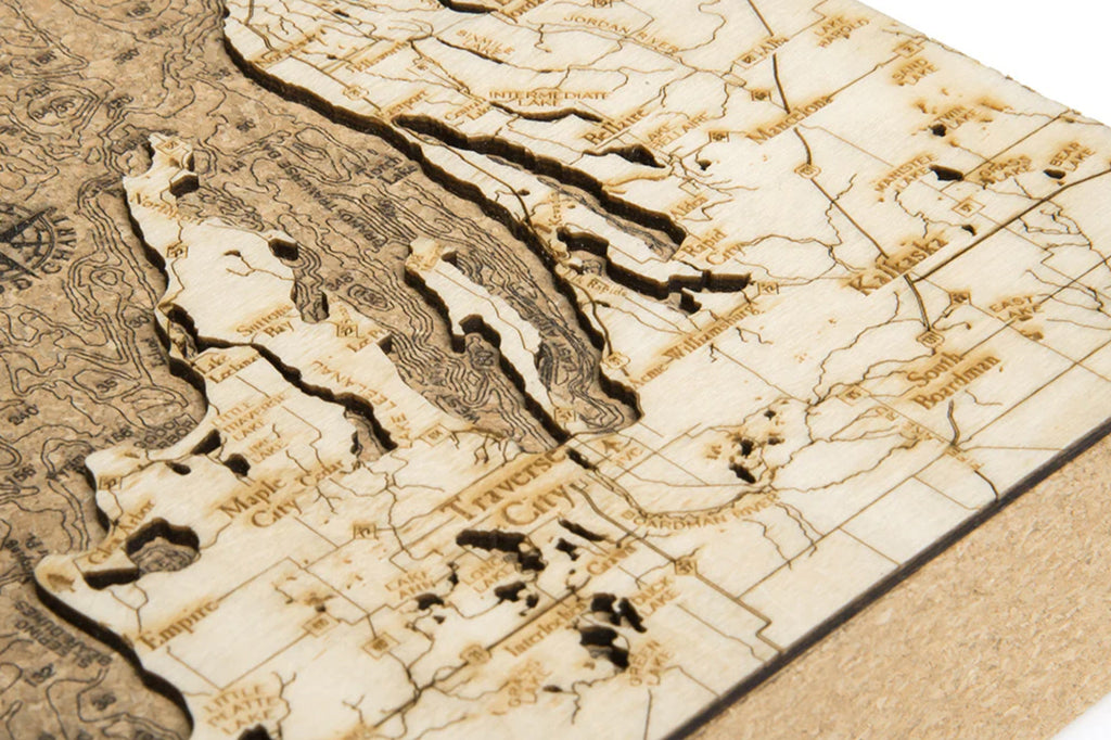 Decorating with Cork Maps