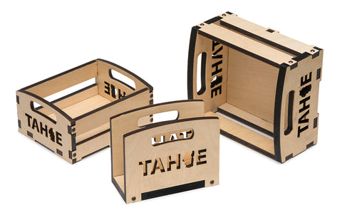 Lake Tahoe Nested Wooden Box Set