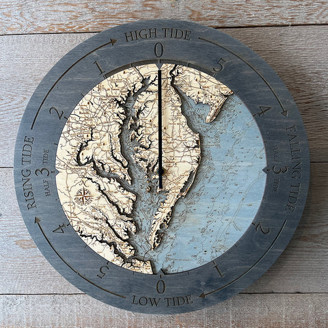 Chesapeake Bay Tide Clock, 16.50" Diameter