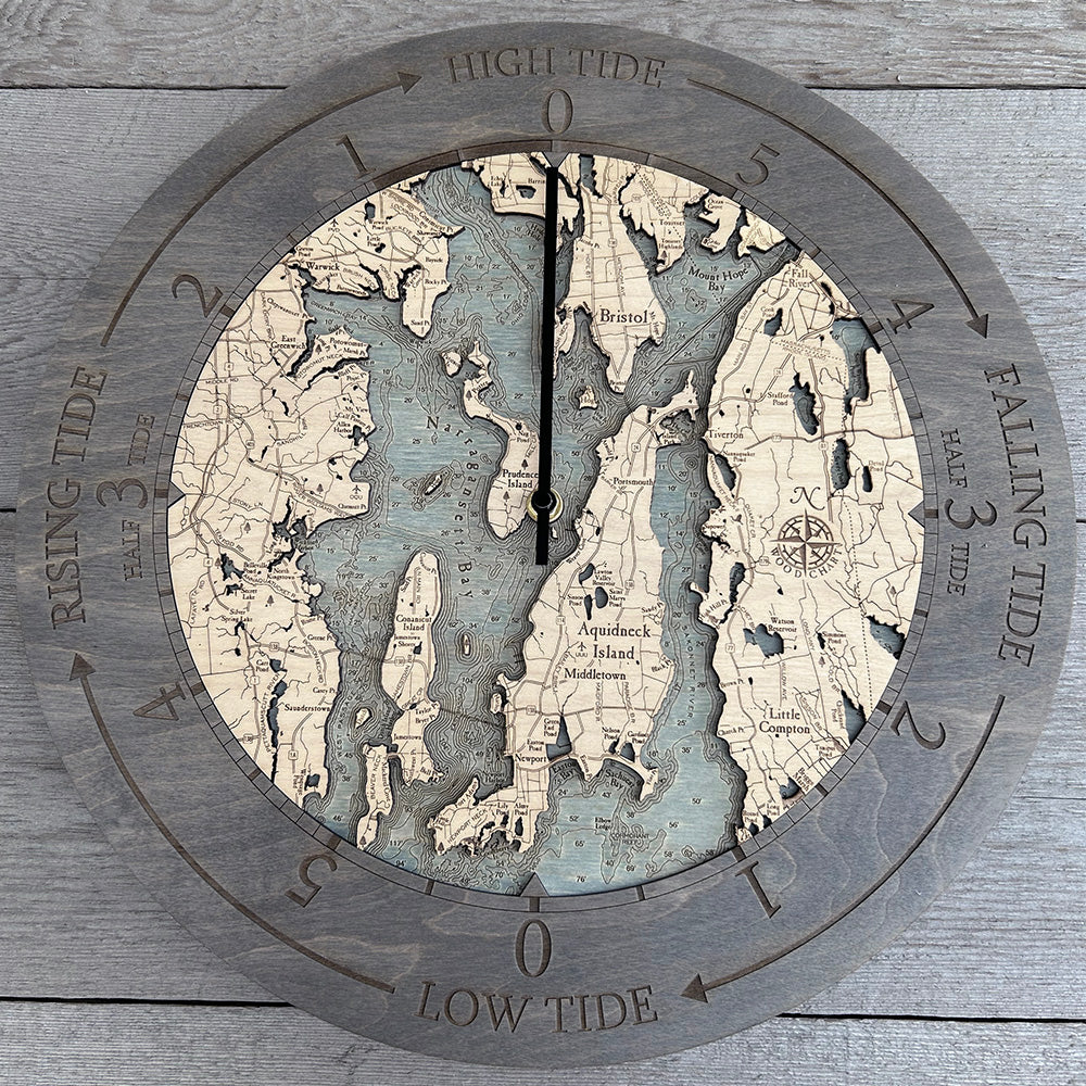 Narragansett Tide Clock, 16.50" Diameter