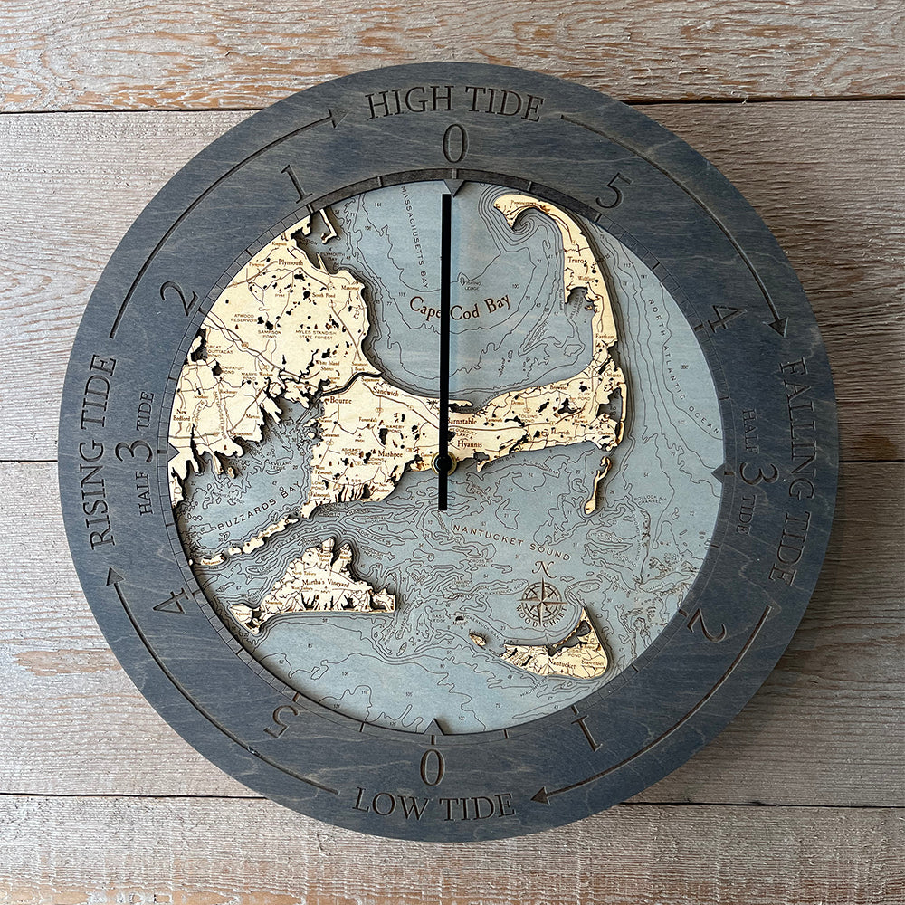 Cape Cod Tide Clock, 16.50" Diameter