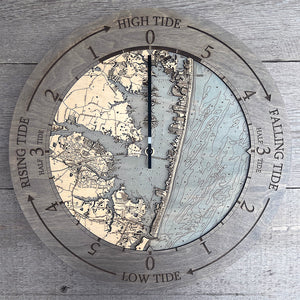 Ocean City Tide Clock, 16.50" Diameter