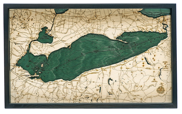 Lake Erie Serving Tray 20" X 13"