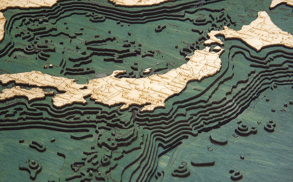 Japan and Korea Wood Chart
