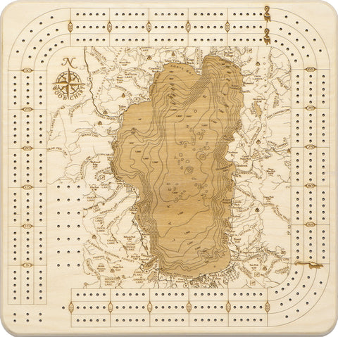 Lake Tahoe Cribbage Board