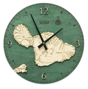 Maui Clock, 12" Diameter