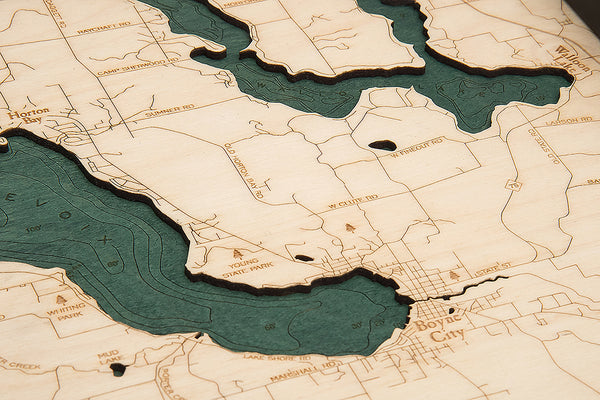 Lake Charlevoix Serving Tray 20" X 13"