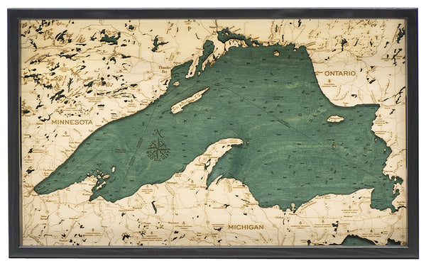 Lake Superior Serving Tray 20" X 13"