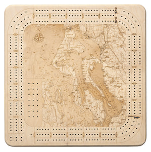 Whidbey and Camano Islands Cribbage Board